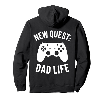 Gamer Fathers Day Dad Awesome Funny Hoodie - Minimalist Print for Adults - T-Shirt, Sweatshirt, Hoodie