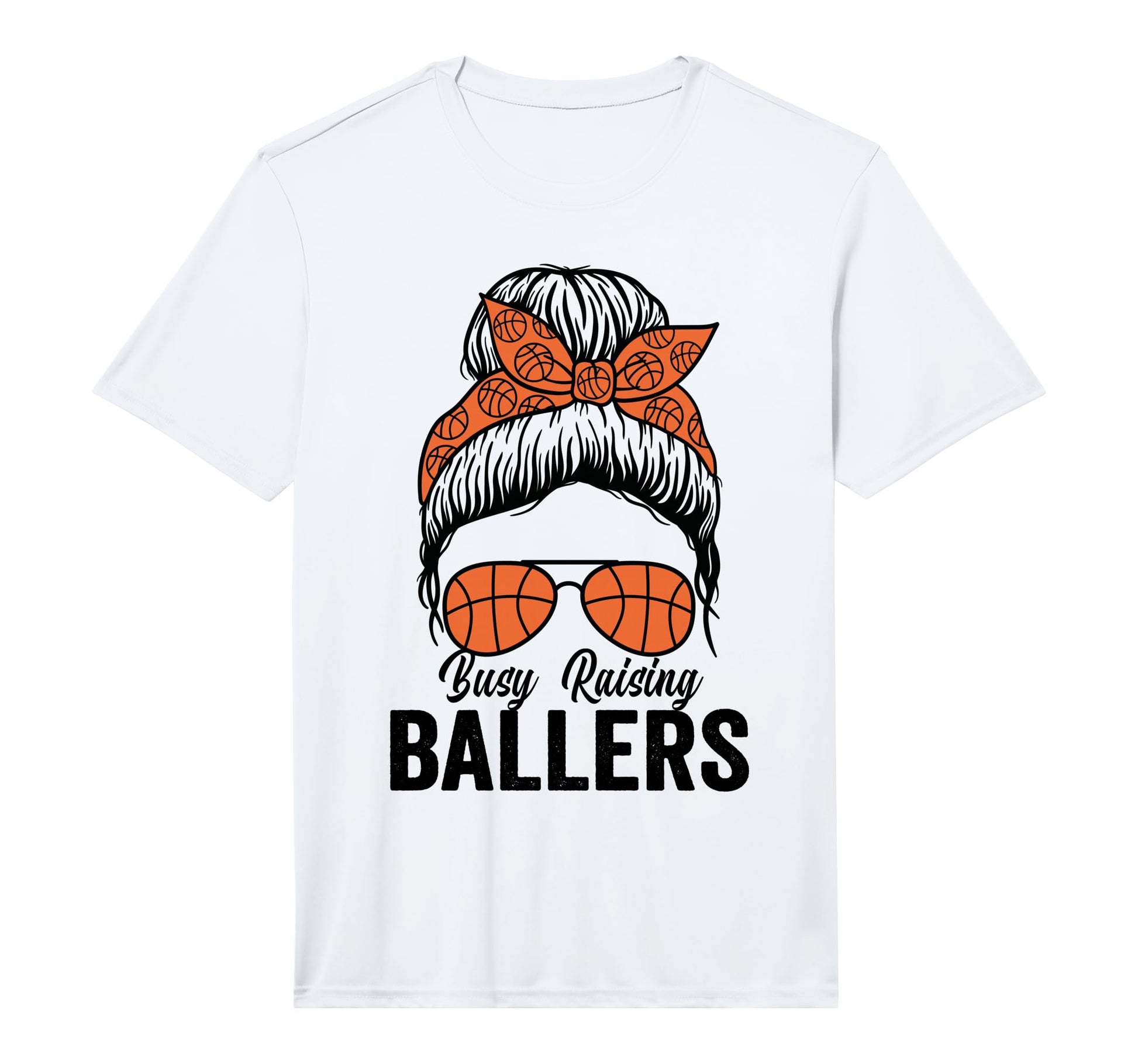 Mens Busy Raising Ballers Basketball T-Shirt - Novelty Apparel for Adults - T-Shirt, Sweatshirt, Hoodie