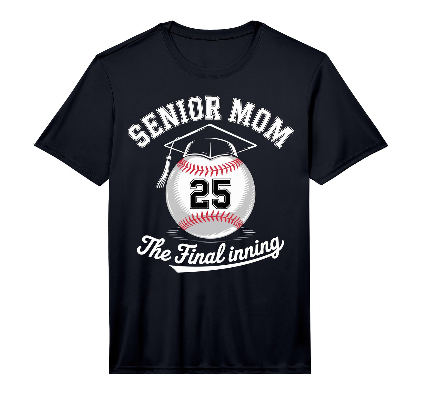 Mens Senior Mom Final Inning T-Shirt - Casual Everyday Wear Unisex - T-Shirt, Sweatshirt, Hoodie