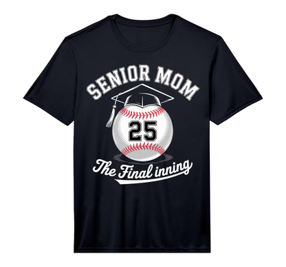 Mens Senior Mom Final Inning T-Shirt - Casual Everyday Wear Unisex - T-Shirt, Sweatshirt, Hoodie