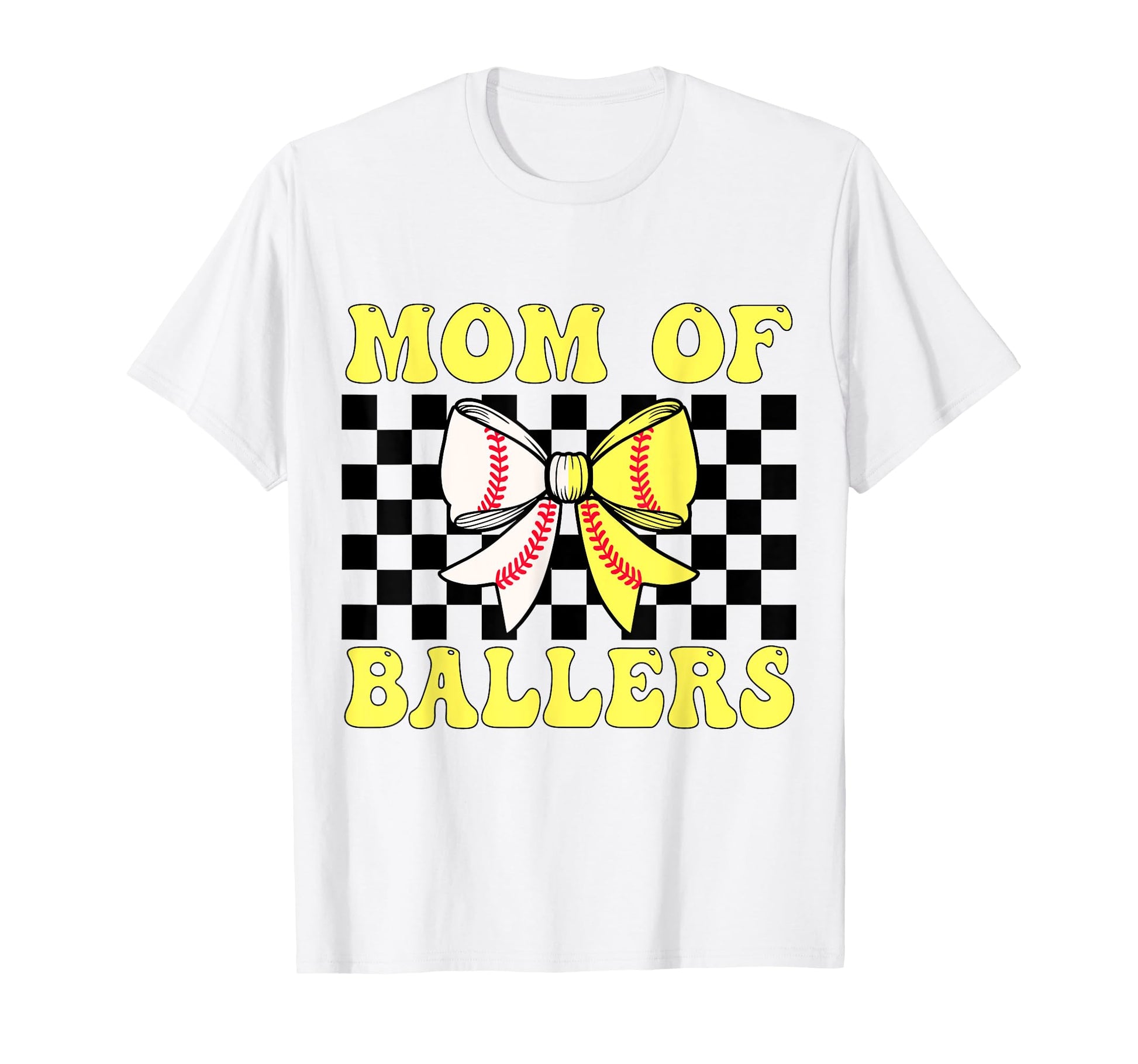 Mom Ballers Baseball Softball Coqutte T-Shirt - Fun Novelty Design Unisex - T-Shirt, Sweatshirt, Hoodie