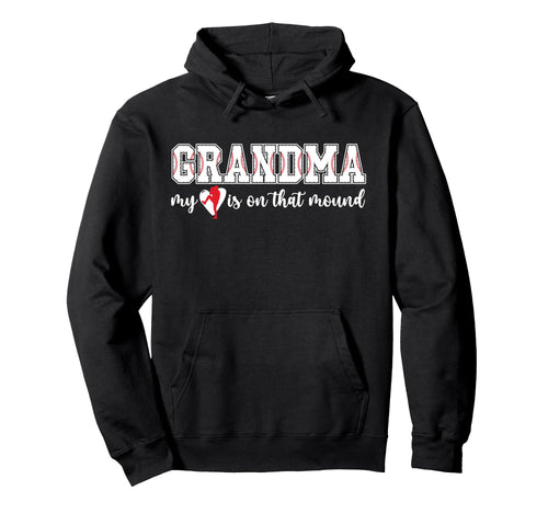 Proud Baseball Pitcher Grandma Baseball Hoodie - Minimalist Print Unisex - T-Shirt, Sweatshirt, Hoodie