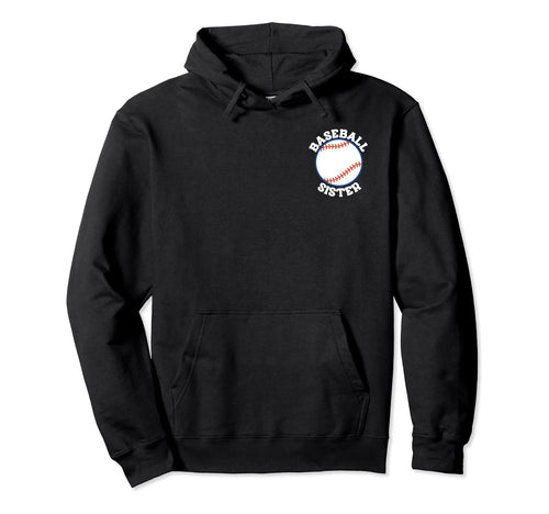 My Baseball Sister Era Groovy Sister Hoodie - Unique Graphic Men Women - T-Shirt, Sweatshirt, Hoodie