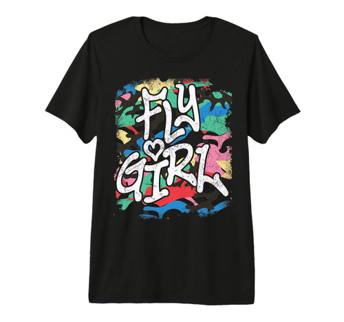 Fly 80S 90S Old School Distressed Camo T-Shirt - Trendy Graphic for Adults - T-Shirt, Sweatshirt, Hoodie