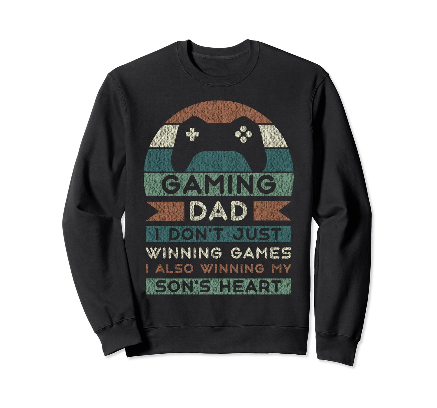 Gaming Dad Father Son Fathers Sweatshirt - Fun Novelty Design Men Women - T-Shirt, Sweatshirt, Hoodie