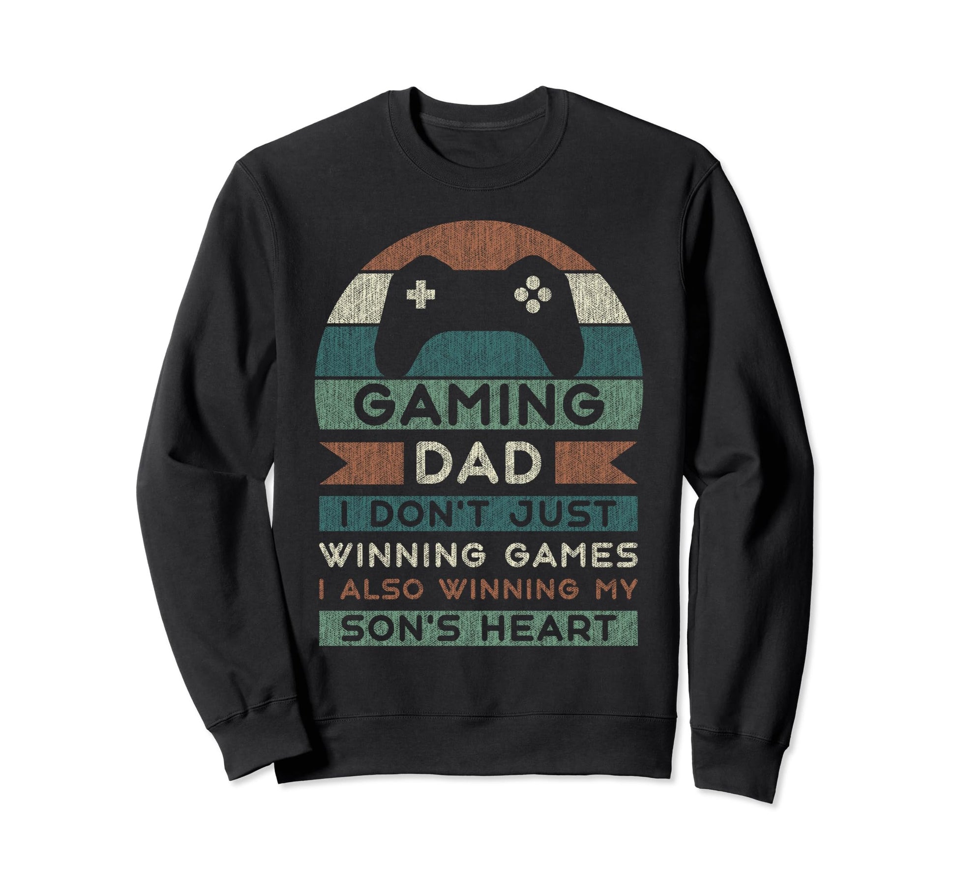 Gaming Dad Father Son Fathers Sweatshirt - Fun Novelty Design Men Women - T-Shirt, Sweatshirt, Hoodie