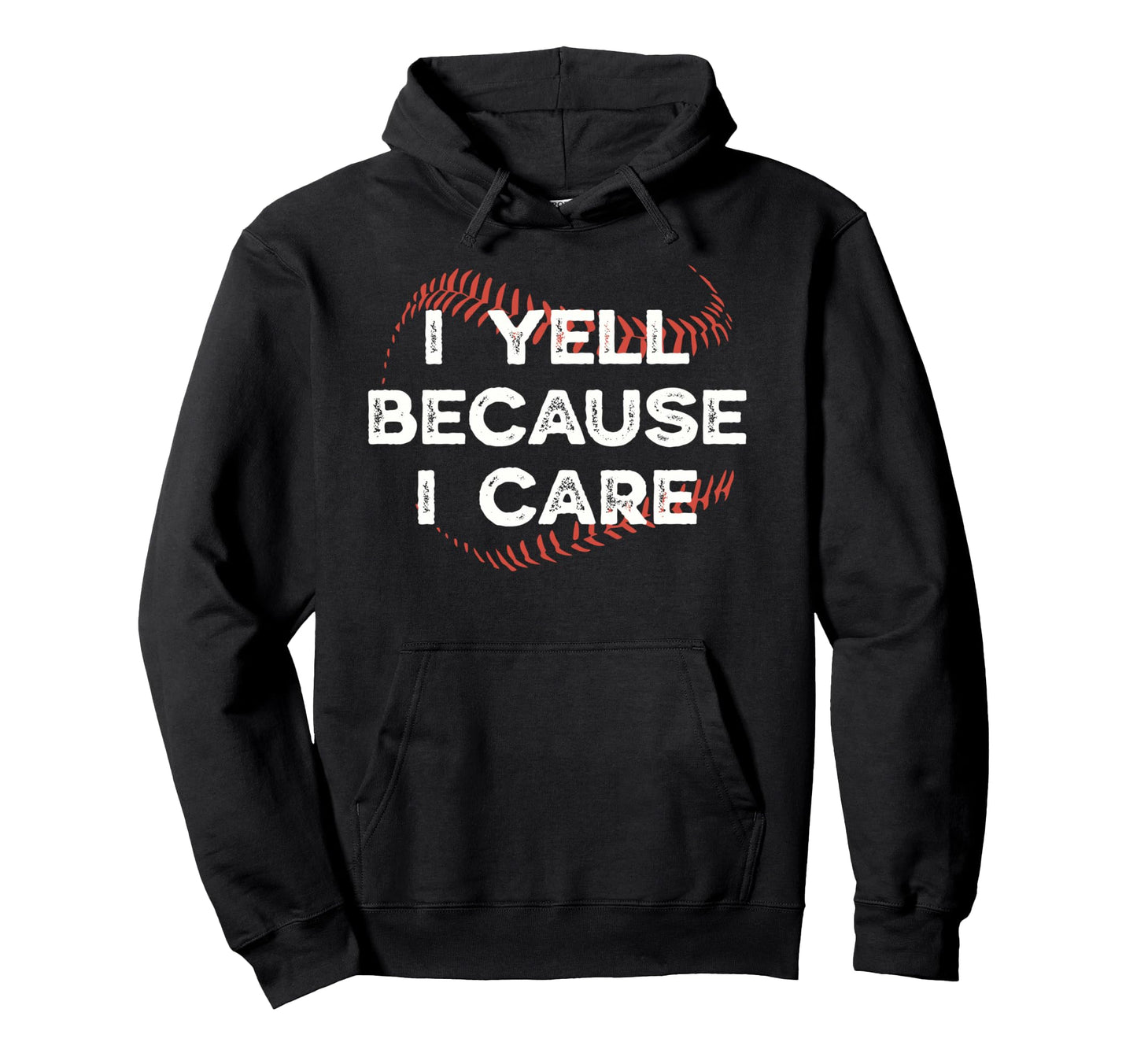 Funny Baseball Softball Coach Parent I Hoodie - Graphic Print for Adults - T-Shirt, Sweatshirt, Hoodie