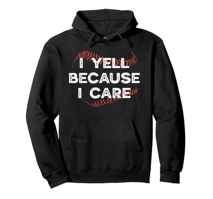 Funny Baseball Softball Coach Parent I Hoodie - Graphic Print for Adults - T-Shirt, Sweatshirt, Hoodie