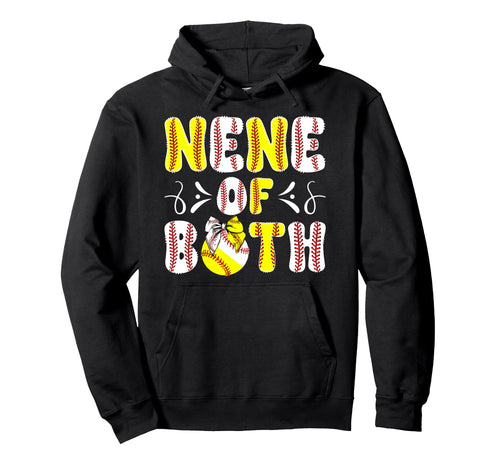 Nene Both Proud Softball Baseball Nene Hoodie - Streetwear Style Men Women - T-Shirt, Sweatshirt, Hoodie