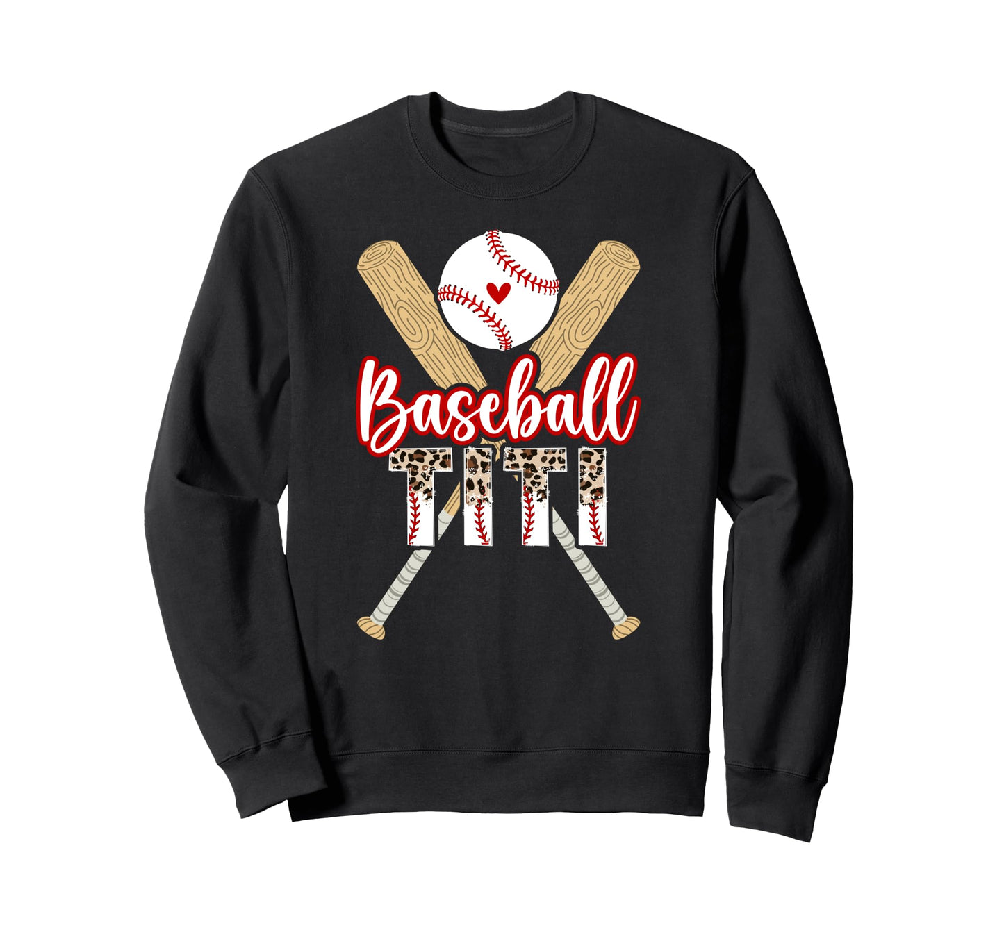 Baseball Titi Leopard Titi Baseball Sweatshirt - Unique Graphic Unisex - T-Shirt, Sweatshirt, Hoodie