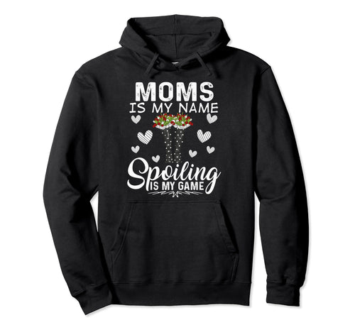 Moms Is My Name Spoiling Is My Game Boots Hoodie - Custom Art Print Unisex - T-Shirt, Sweatshirt, Hoodie