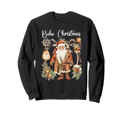 Boho Holiday Decor Sweatshirt - Custom Art Print Men Women - T-Shirt, Sweatshirt, Hoodie