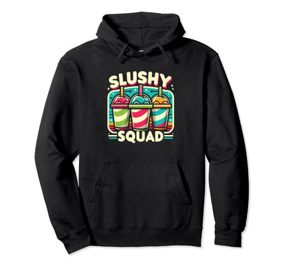 Slushy Squad Rainbow Line Up Hoodie - Aesthetic Graphic Men Women - T-Shirt, Sweatshirt, Hoodie