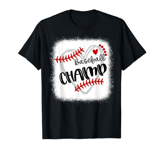 Personalized Baseball Heart Champ T-Shirt - Graphic Print for Adults - T-Shirt, Sweatshirt, Hoodie