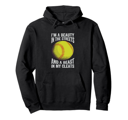 Im Beauty Streets And Beast My Cleats Hoodie - Graphic Print Unisex - T-Shirt, Sweatshirt, Hoodie