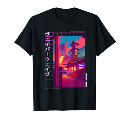 90S Synthwave Japanese Vaporwave Art T-Shirt - Trendy Graphic Men Women - T-Shirt, Sweatshirt, Hoodie