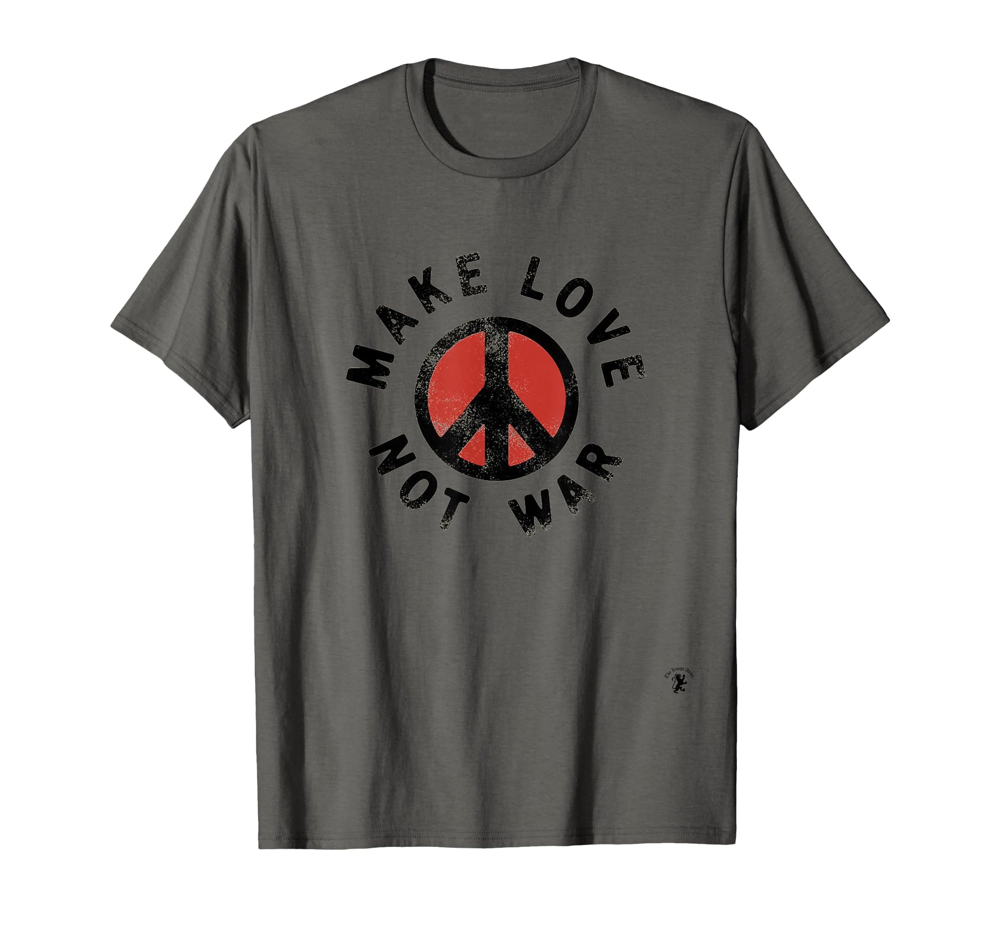 Make Love Not War Peace 60S 70S T-Shirt - Novelty Apparel for Adults - T-Shirt, Sweatshirt, Hoodie