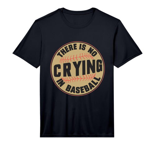 There Is No Crying Baseball Player T-Shirt - Trendy Graphic Men Women - T-Shirt, Sweatshirt, Hoodie