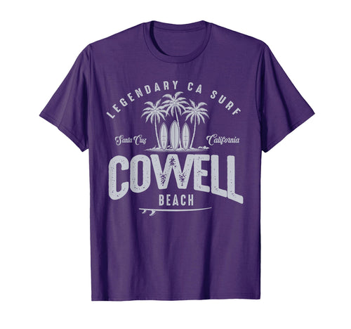 Three Surfboards And Palms Cowell Beach T-Shirt - Minimalist Print Unisex - T-Shirt, Sweatshirt, Hoodie