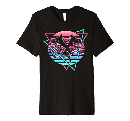 Vaporwave Aesthetic Mothman T-Shirt - Fun Novelty Design Unisex - T-Shirt, Sweatshirt, Hoodie