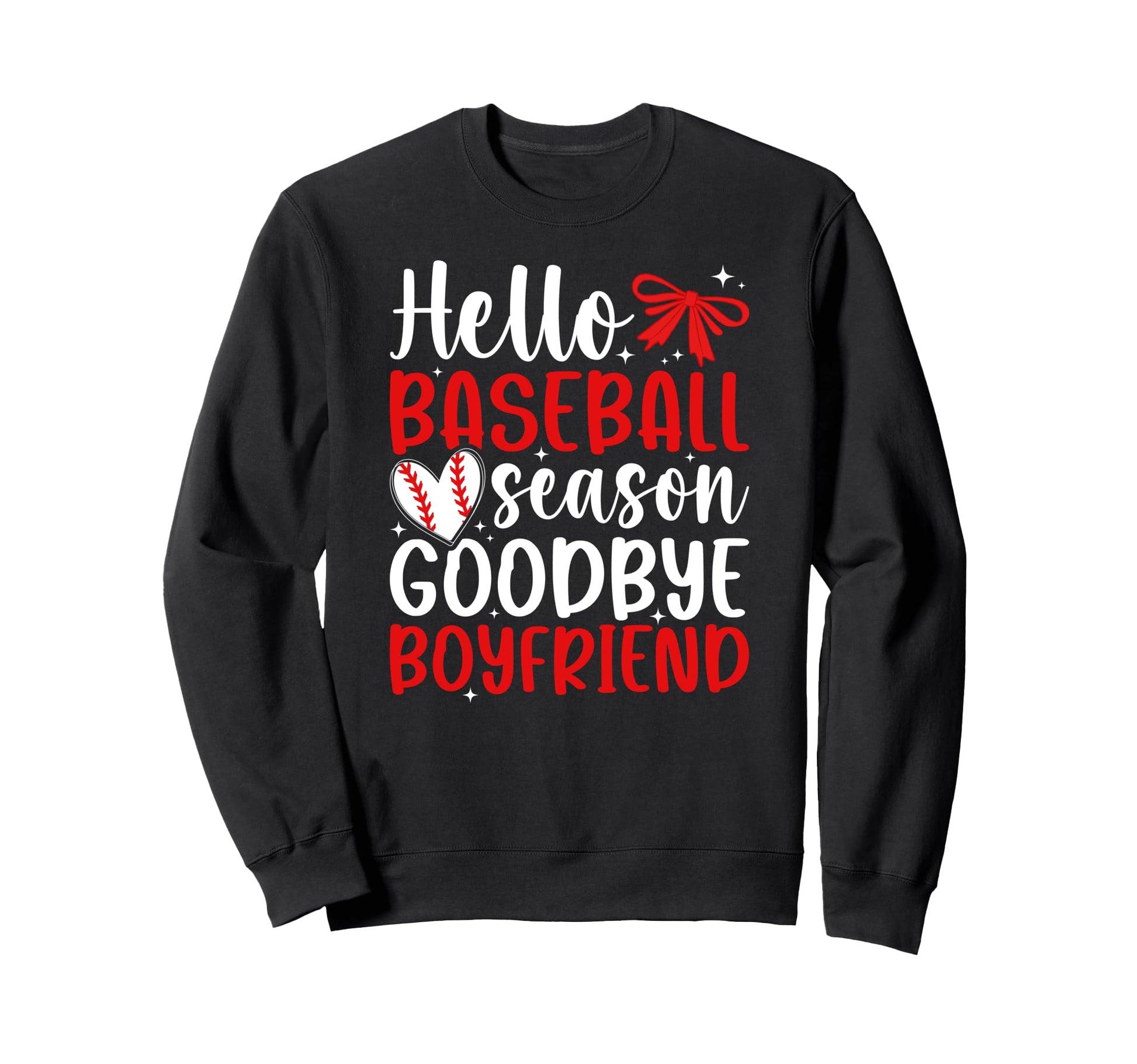 Baseball Girlfriend Funny Sweatshirt - Casual Everyday Wear Men Women - T-Shirt, Sweatshirt, Hoodie
