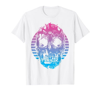 Deers Hunting Vaporwave Aesthetic T-Shirt - Trendy Graphic for Adults - T-Shirt, Sweatshirt, Hoodie