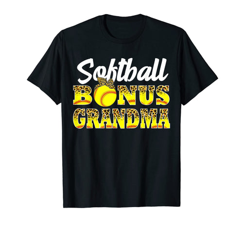 Softball Bonus Grandma Game Day T-Shirt - Unique Graphic for Adults - T-Shirt, Sweatshirt, Hoodie