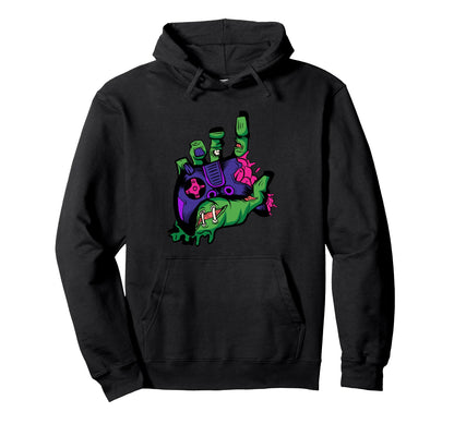 Lets Play Game Game Over Hoodie - Custom Art Print Unisex - T-Shirt, Sweatshirt, Hoodie