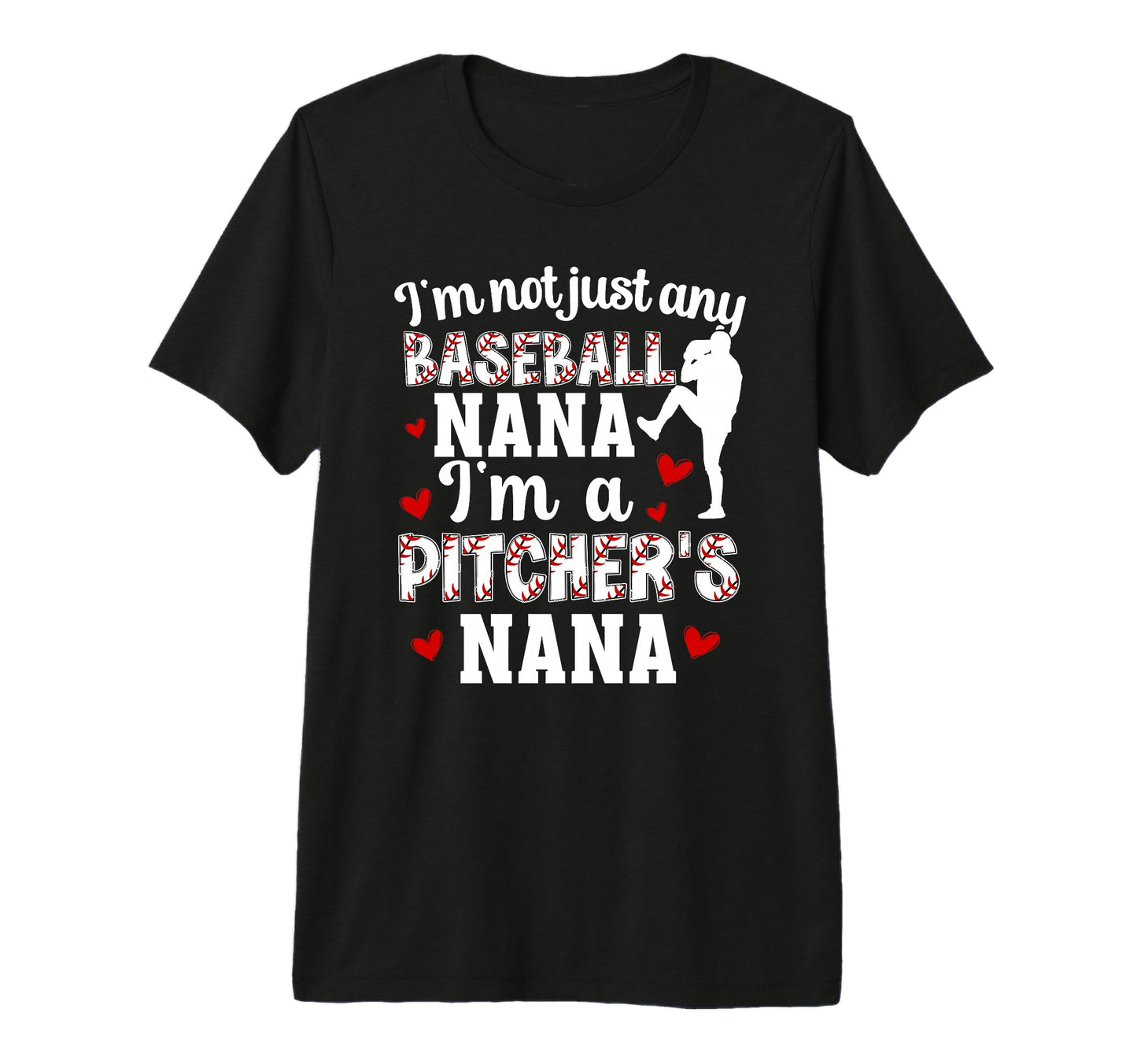 Im Baseball Pitcher Nana Baseball T-Shirt - Aesthetic Graphic Unisex - T-Shirt, Sweatshirt, Hoodie