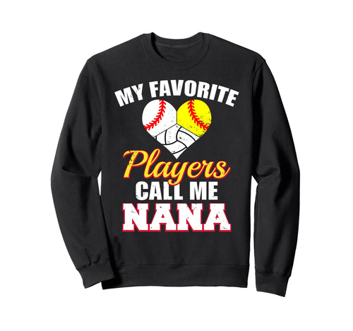 My Favorite Players Baseball Softball Sweatshirt - Unique Graphic Unisex - T-Shirt, Sweatshirt, Hoodie