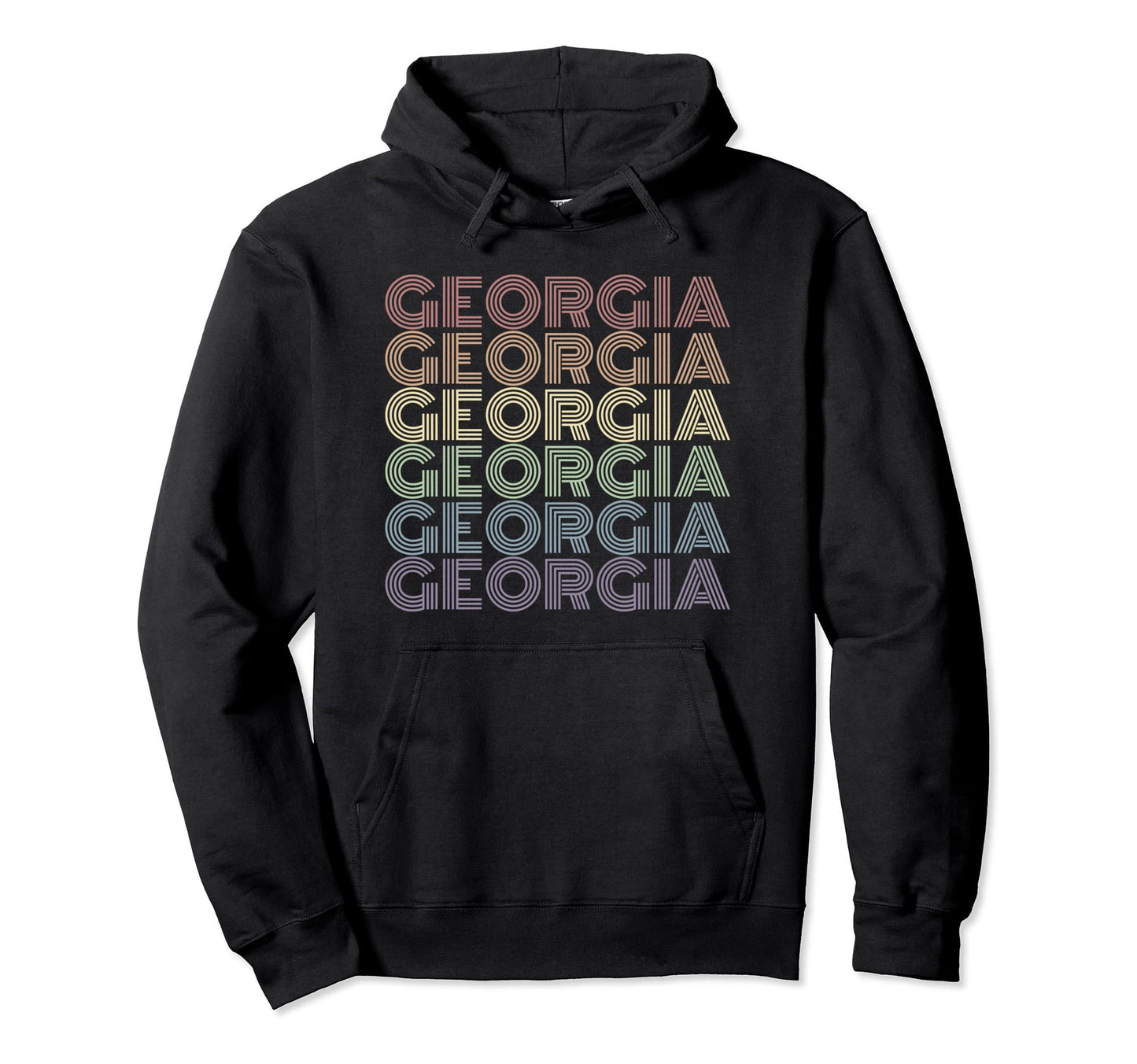 Georgia Gay Pride Lgbt Us State Hoodie - Aesthetic Graphic for Adults - T-Shirt, Sweatshirt, Hoodie