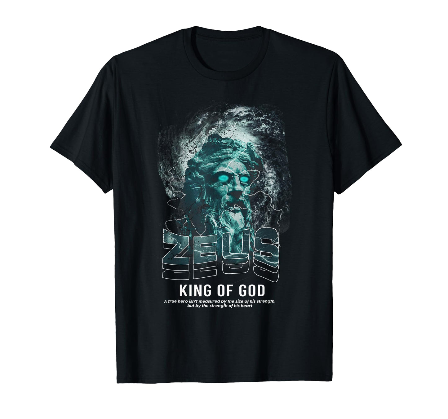 Zeus King God Aesthetic Edgy T-Shirt - Casual Everyday Wear for Adults - T-Shirt, Sweatshirt, Hoodie