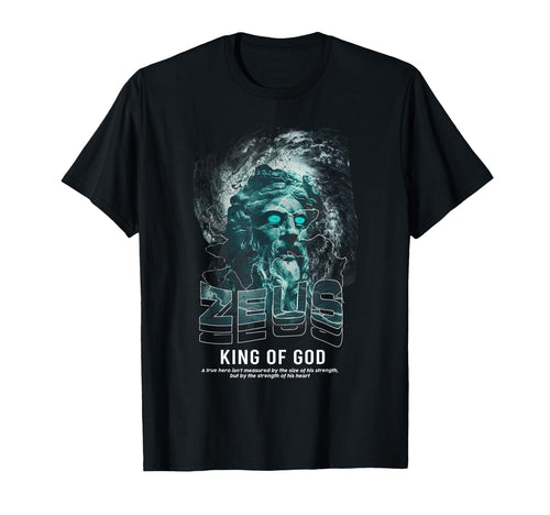 Zeus King God Aesthetic Edgy T-Shirt - Casual Everyday Wear for Adults - T-Shirt, Sweatshirt, Hoodie