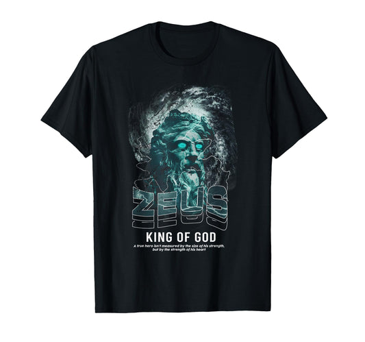 Zeus King God Aesthetic Edgy T-Shirt - Casual Everyday Wear for Adults - T-Shirt, Sweatshirt, Hoodie