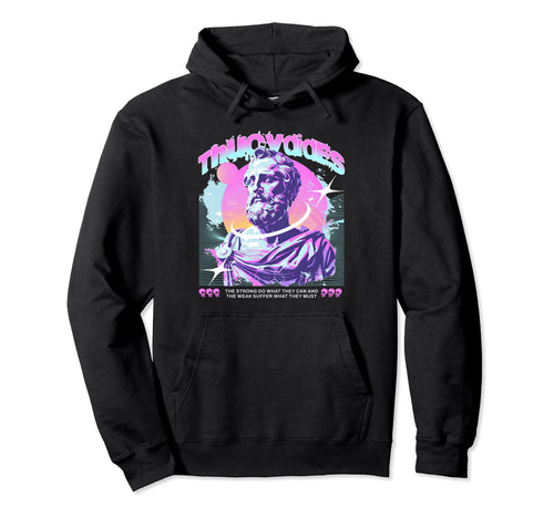 Thucydides Vaporwave Aesthetic Stoic Greek Hoodie - Novelty Apparel Unisex - T-Shirt, Sweatshirt, Hoodie
