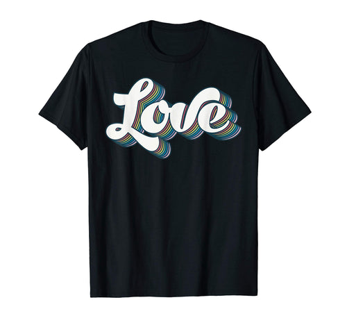 Love And Rainbows T-Shirt - Minimalist Print for Adults - T-Shirt, Sweatshirt, Hoodie