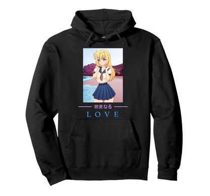 Anime Love Japanese Aesthetic Hoodie - Casual Everyday Wear Unisex - T-Shirt, Sweatshirt, Hoodie