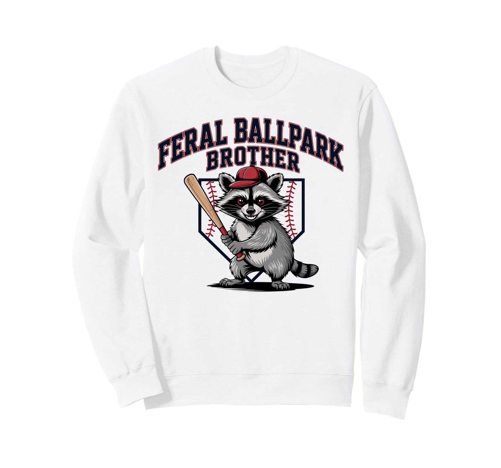 Raccoon And Scooter Feral Sweatshirt - Aesthetic Graphic Men Women - T-Shirt, Sweatshirt, Hoodie