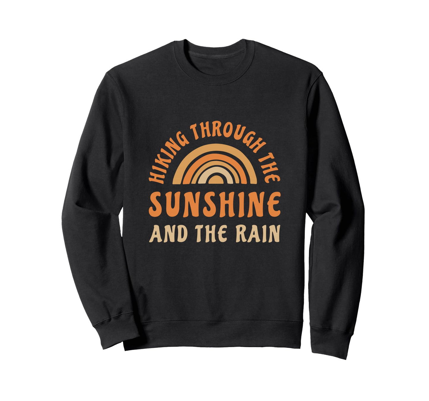 Hiking Summer Vacation Walking Sweatshirt - Minimalist Print for Adults - T-Shirt, Sweatshirt, Hoodie