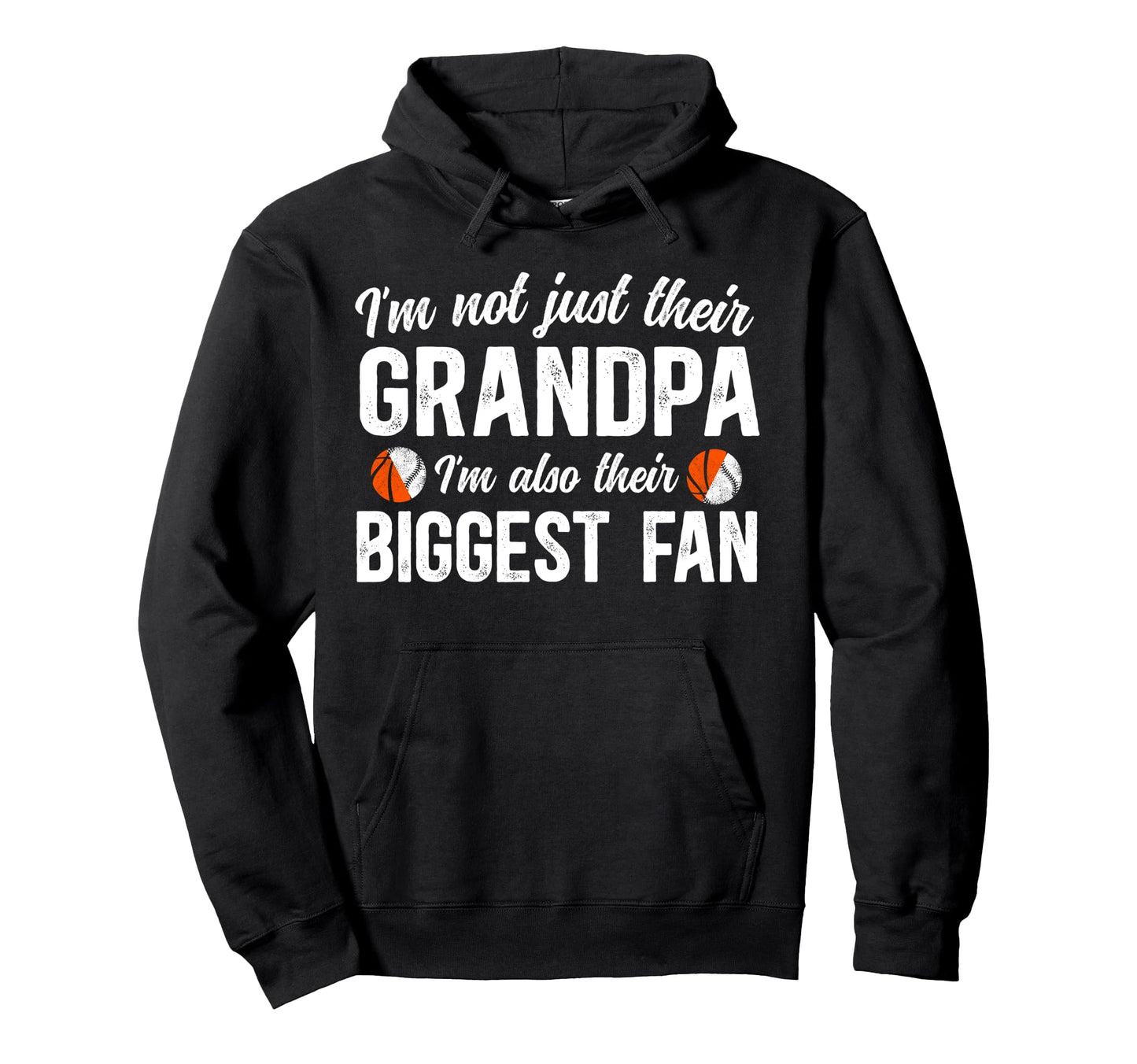 Their Biggest Fan Baseball Basketball Hoodie - Minimalist Print for Adults - T-Shirt, Sweatshirt, Hoodie