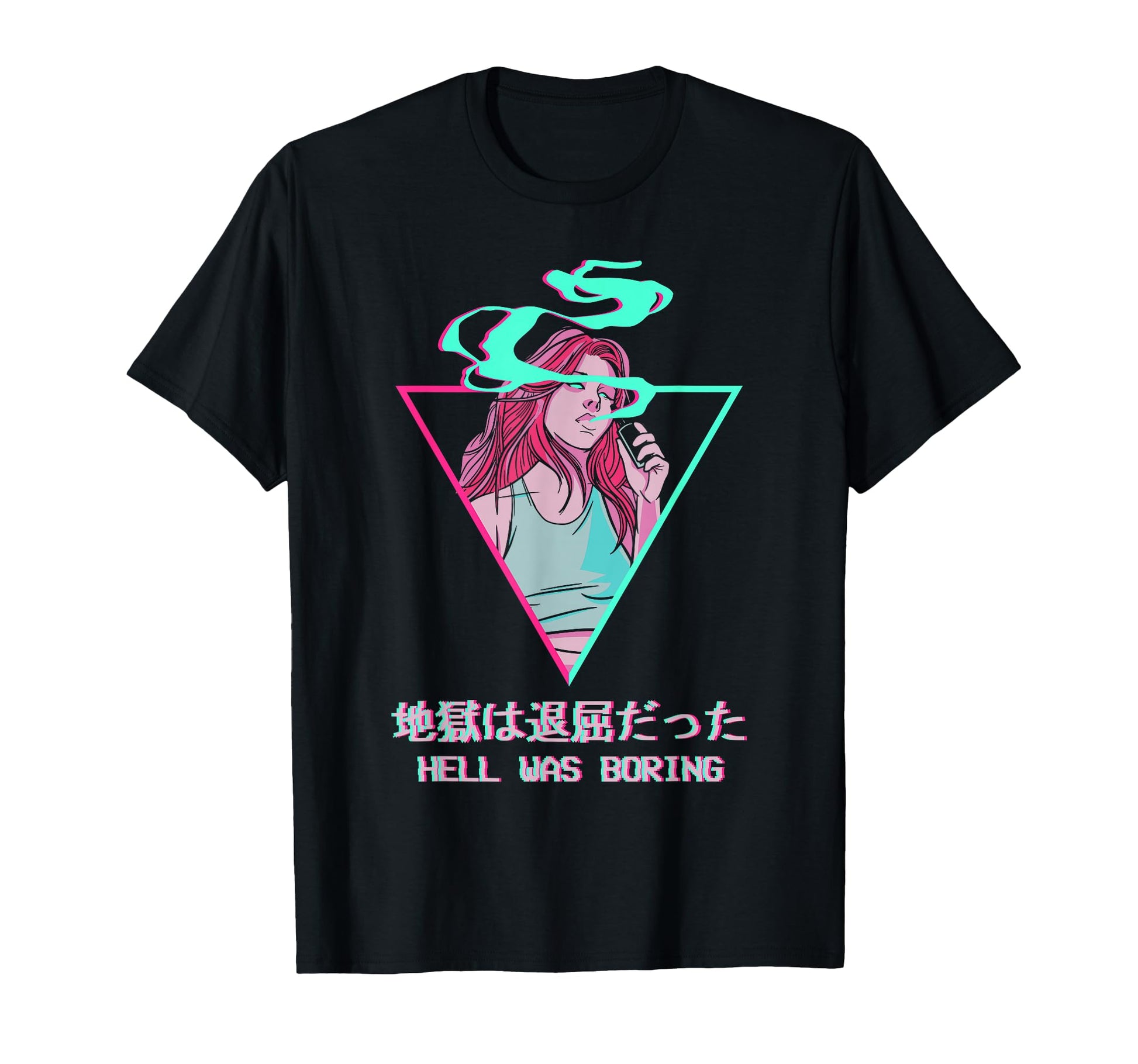 Hell Was Boring Japanese Anime T-Shirt - Graphic Print for Adults - T-Shirt, Sweatshirt, Hoodie