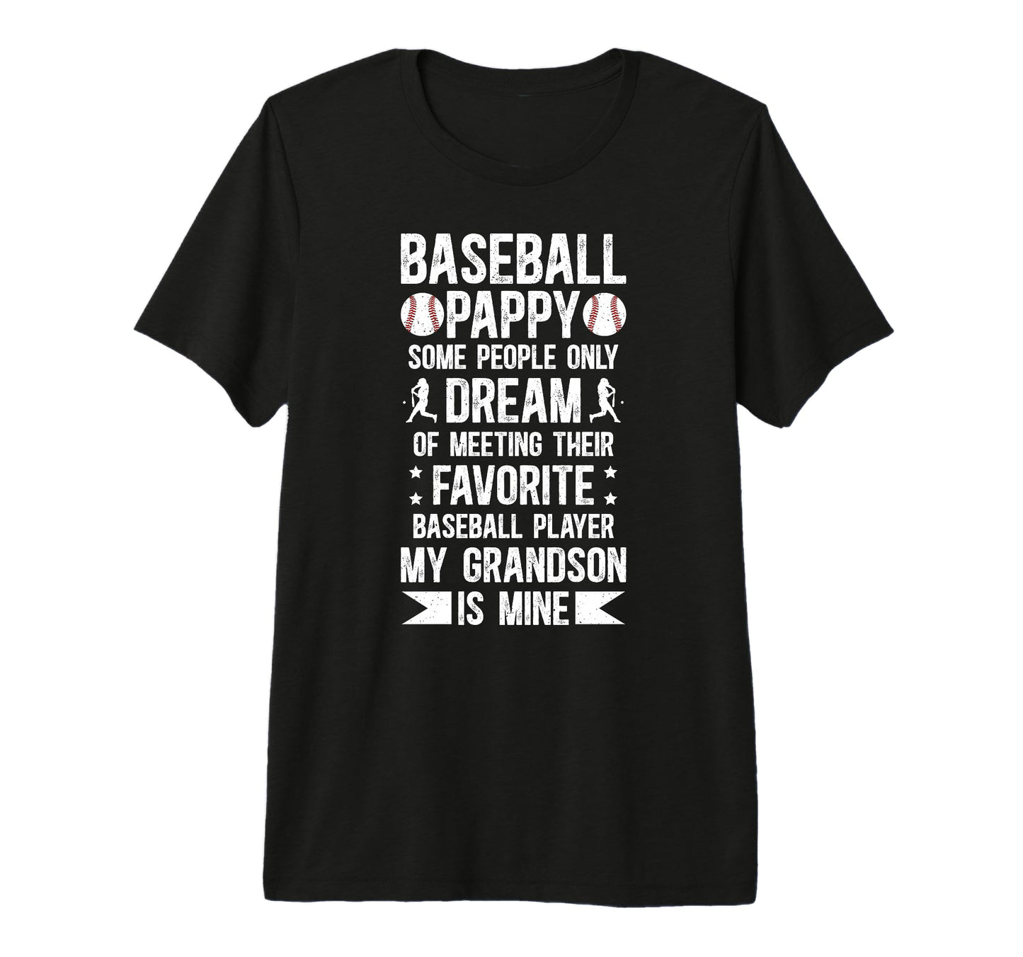 Mens Favorite Baseball Player Pappy T-Shirt - Aesthetic Graphic Men Women - T-Shirt, Sweatshirt, Hoodie