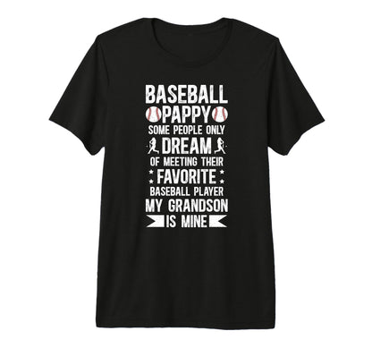 Mens Favorite Baseball Player Pappy T-Shirt - Aesthetic Graphic Men Women - T-Shirt, Sweatshirt, Hoodie