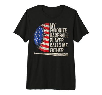 Mens My Favorite Baseball Player Calls T-Shirt - Trendy Graphic Men Women - T-Shirt, Sweatshirt, Hoodie