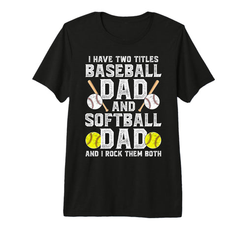 Mens Baseball Softball Dad Proud T-Shirt - Casual Everyday Wear Unisex - T-Shirt, Sweatshirt, Hoodie