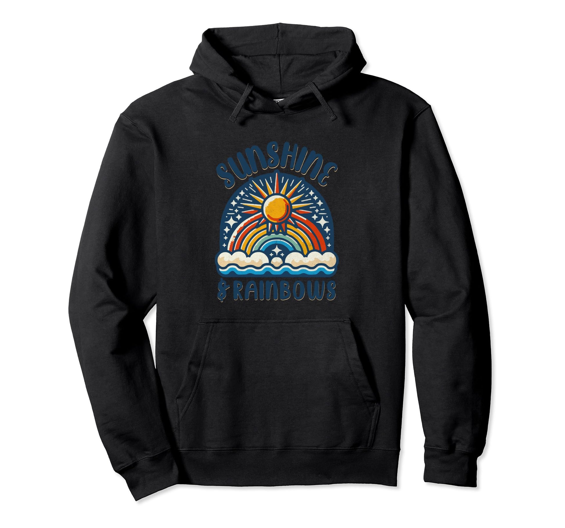 Sunshine And Rainbows Hoodie - Aesthetic Graphic Men Women - T-Shirt, Sweatshirt, Hoodie