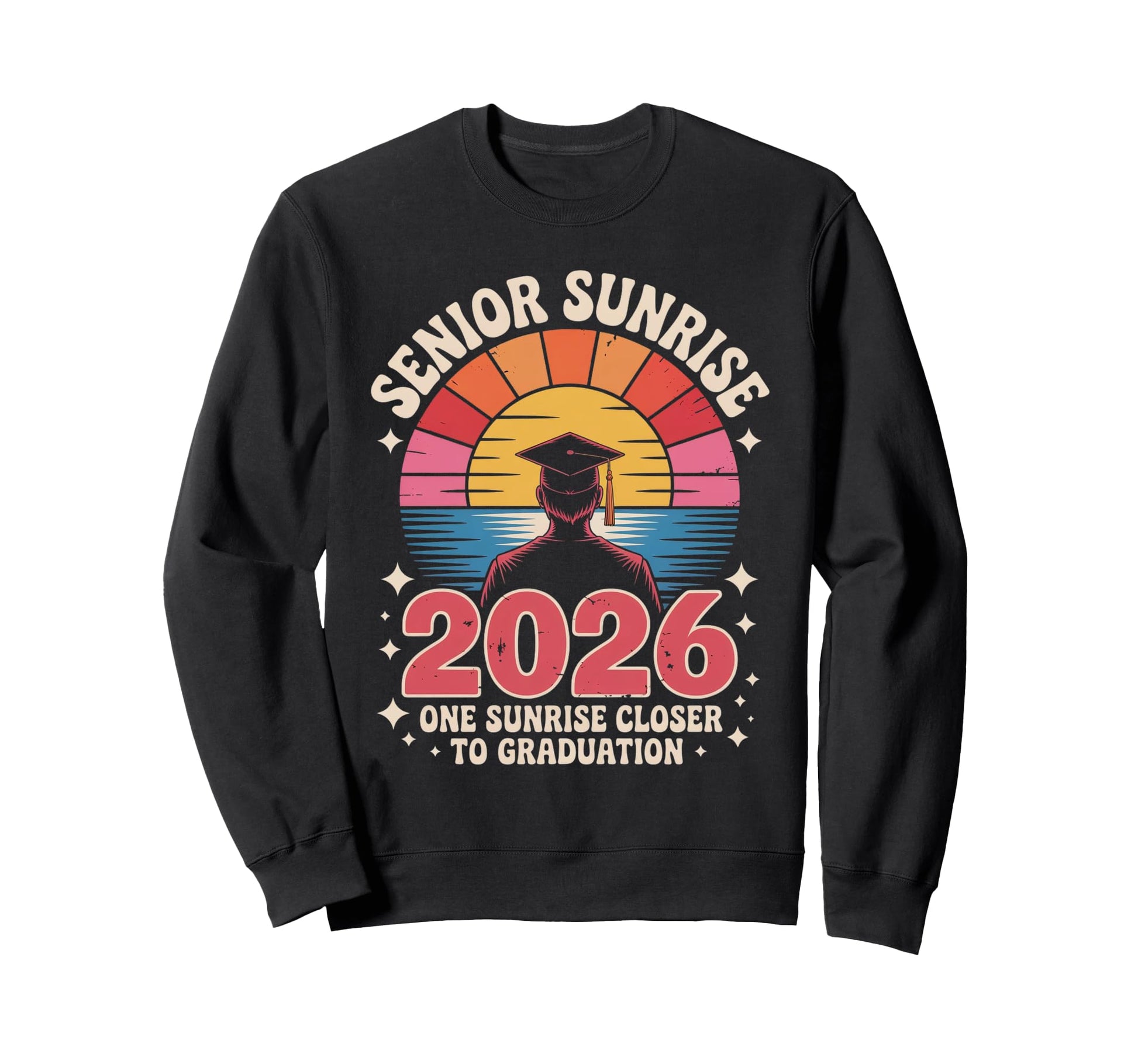 Senior Sunrise 2026 Boho Sweatshirt - Fun Novelty Design Men Women - T-Shirt, Sweatshirt, Hoodie