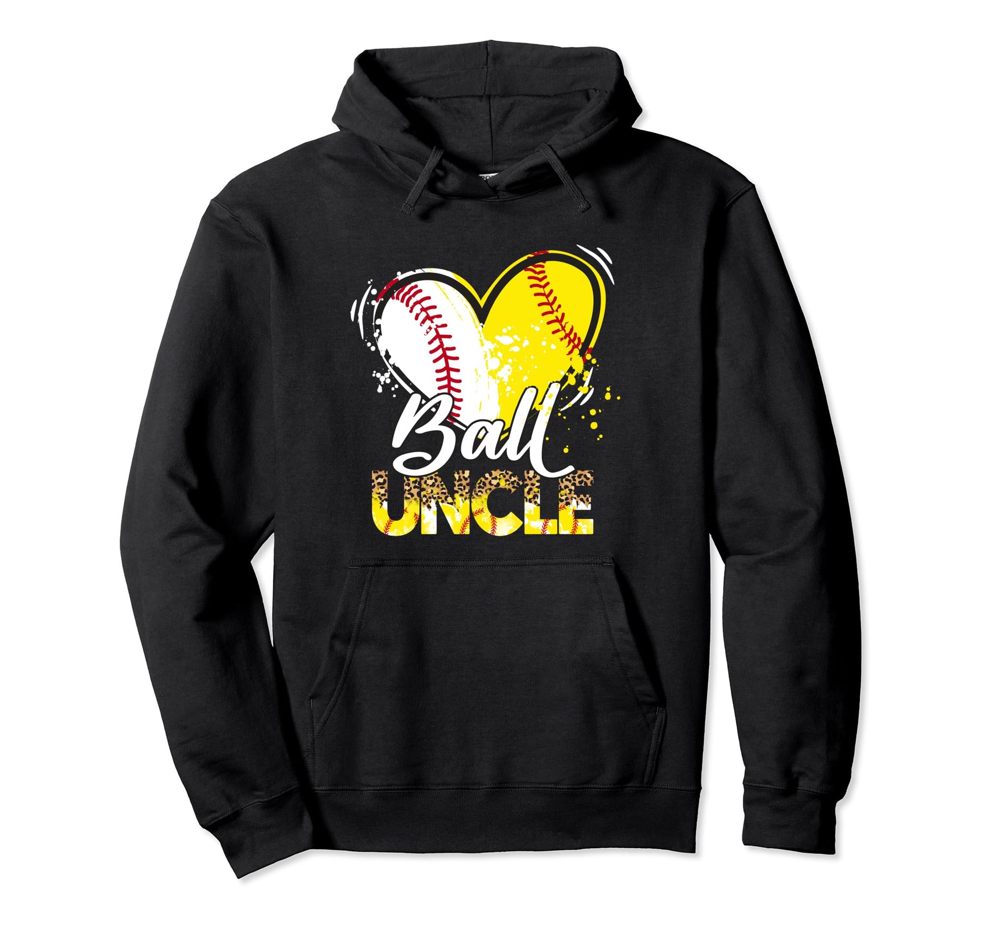 Uncle Both Baseball Softball Sport Hoodie - Casual Everyday Wear Unisex - T-Shirt, Sweatshirt, Hoodie