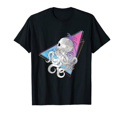 Sea Monster Creepy Skull Kraken Octopus T-Shirt - Custom Art Print Unisex - T-Shirt, Sweatshirt, Hoodie