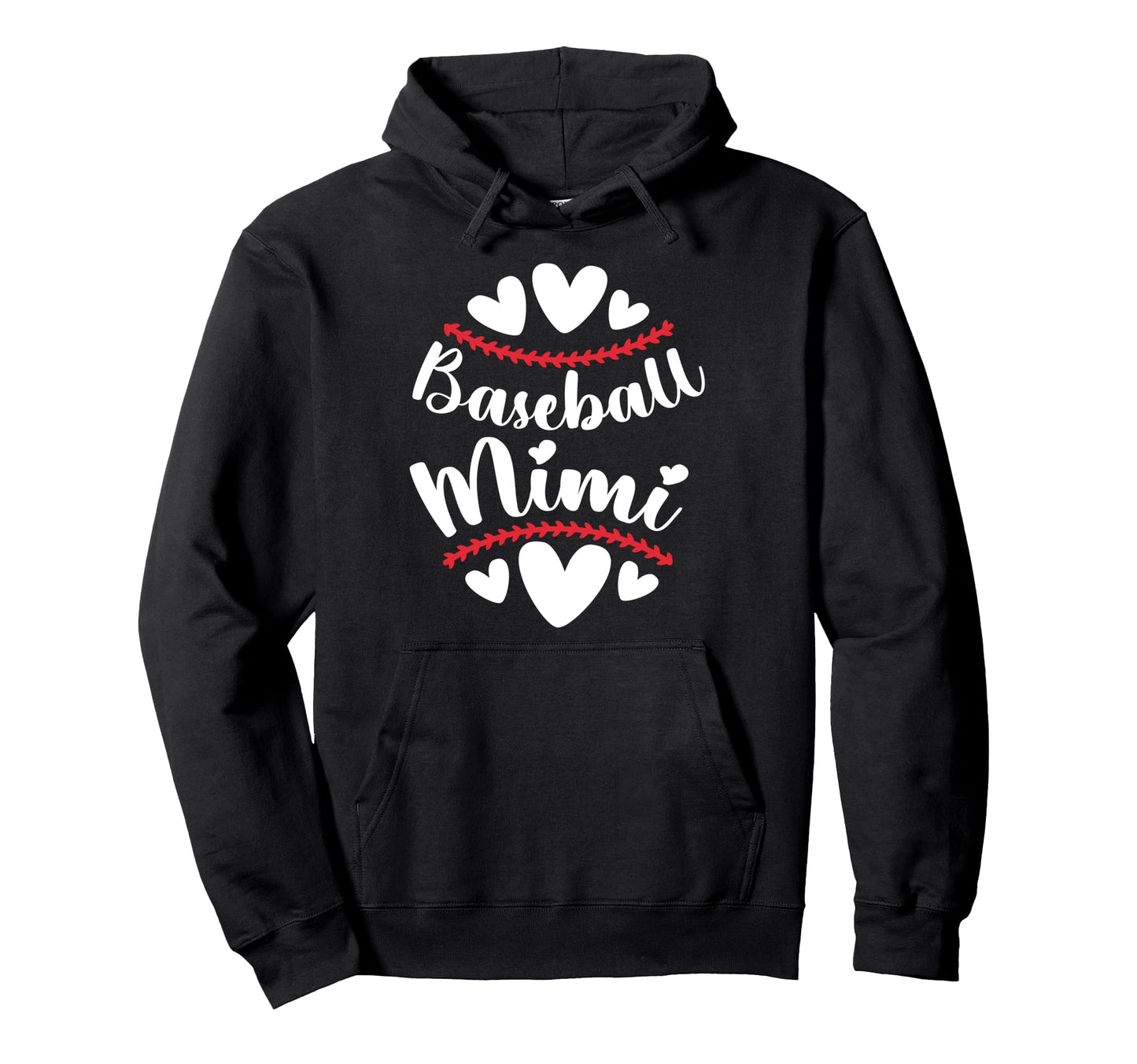 Baseball Mimi Grandma Proud Mimi Baseball Hoodie - Novelty Apparel Unisex - T-Shirt, Sweatshirt, Hoodie